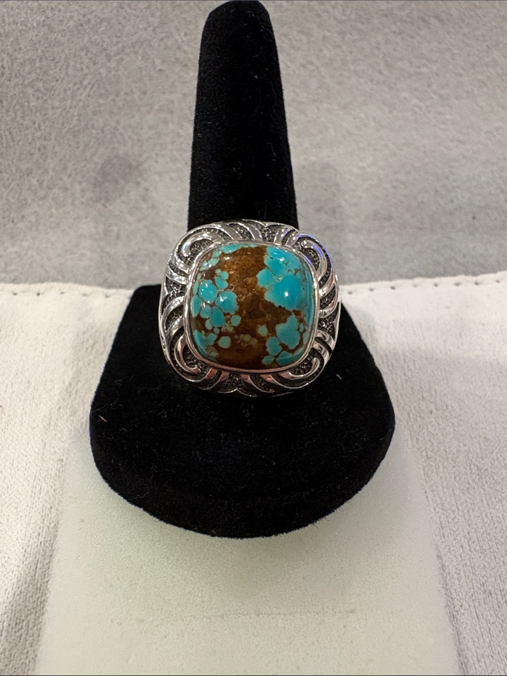 #8 Turquoise Ring set in Sterling Silver